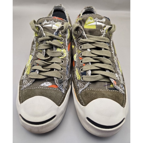 Retro Converse Unisex DestressedLow-Top Sneakers Jack Percell Lucienne Day LDT